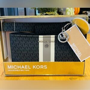 Michael Kors Black Belt Bag